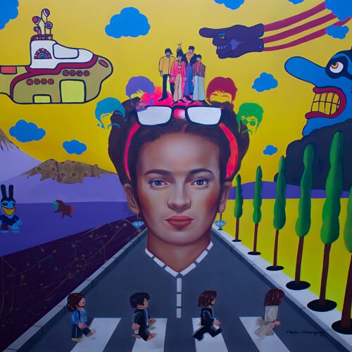 Frida en el Submarino Amarillo - Printed Art