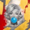 Hilda chicle 1 copia Marilyn Bubblegum - Printed Art