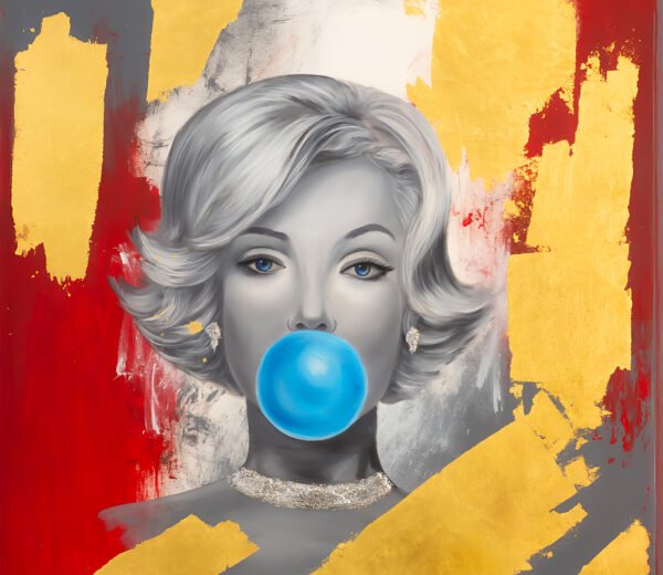 Hilda chicle 1 copia Marilyn Bubblegum - Printed Art
