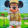 Mickie Golfista Mickey Mouse Golfista - Printed Art