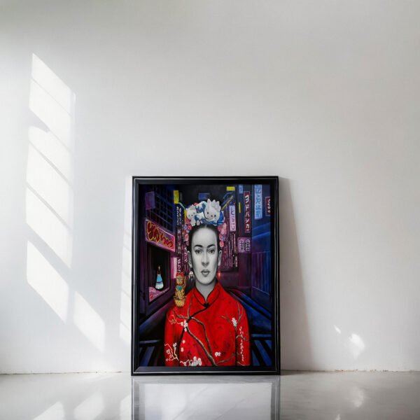 Mokup Tokio Frida en Japón - Printed Art