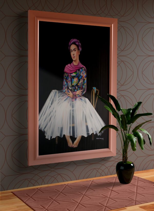 mokup Frida Dalí Frida Bailarina - Printed Art